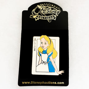 Disney Auctions - Playing Card - Alice Pin