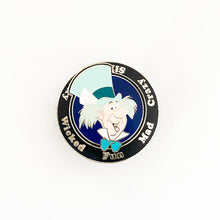 Mad Hatter - Silly Crazy Mad Fun Wicked Kooky Spinner Pin