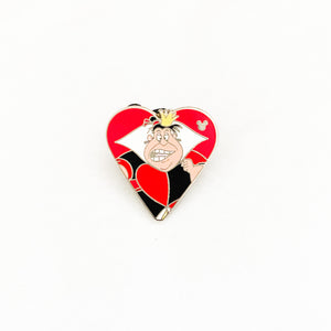Hidden Mickey - Card Suits - Queen Of Hearts Chaser Pin