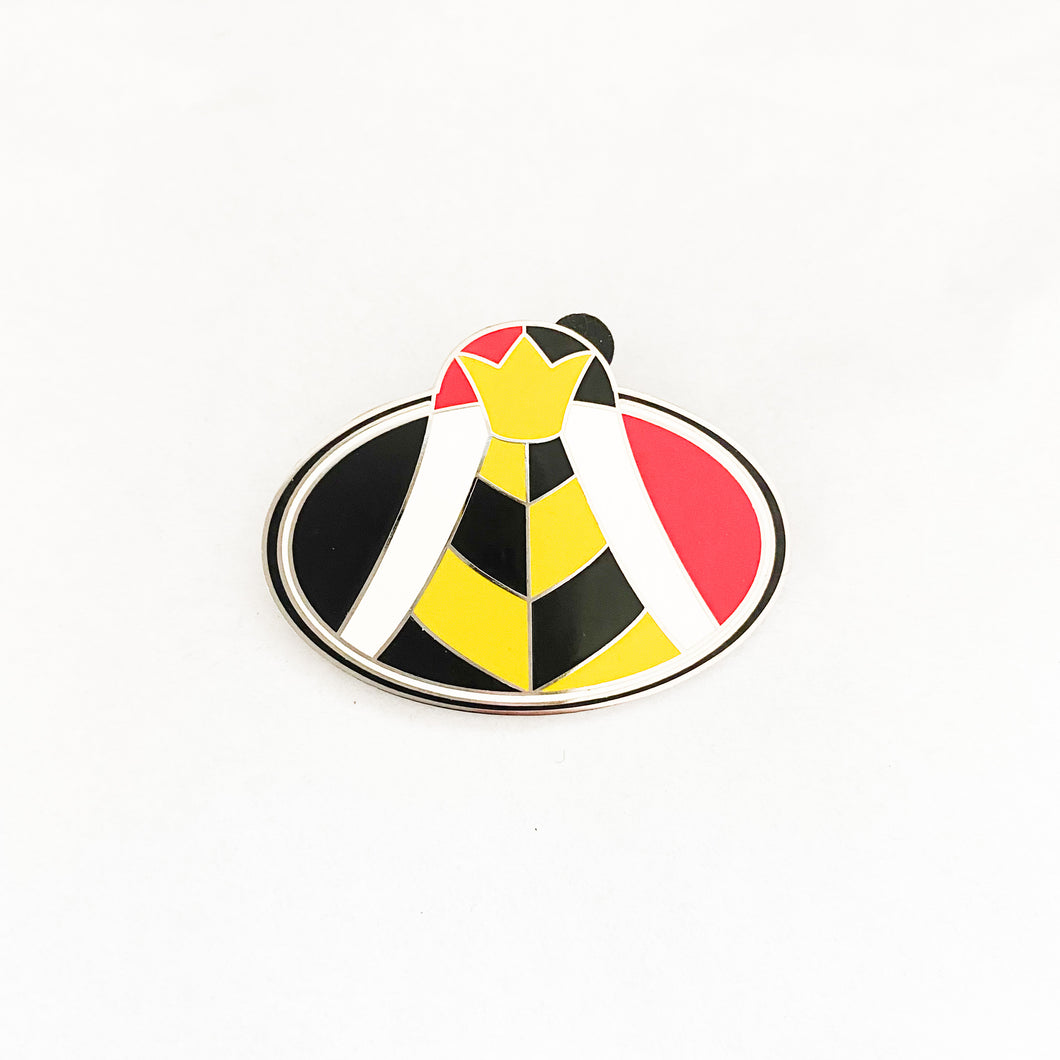 What's My Name? Badge - Queen Of Hearts Pin