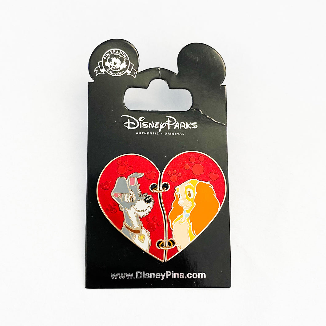 Lady and the Tramp Heart Pin