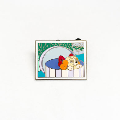 Film Mystery Series - Lady as Puppy Pin
