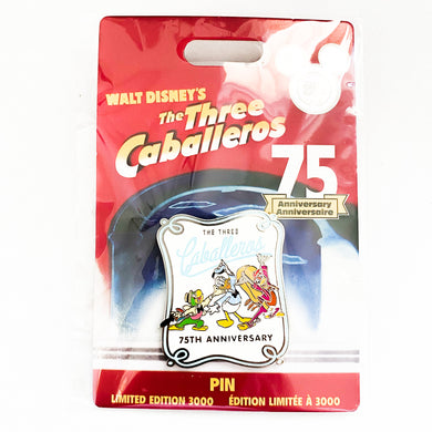 The Three Caballeros 75th Anniversary Pin
