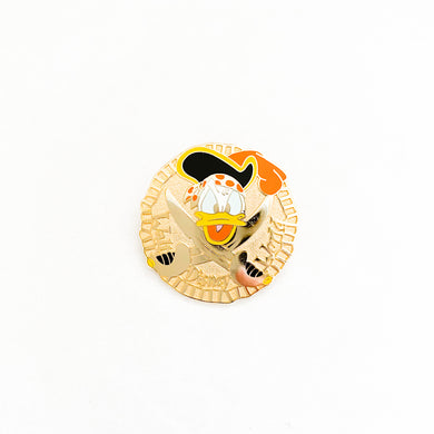Cast Lanyard Series - Pirate - Gold Coin Donald Duck Pin