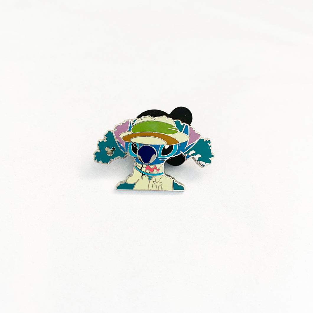 Hidden Mickey 2013 - Park Icons With Disney Characters - Animal Kingdom Stitch Pin
