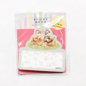 Floral Chip and Dale Sticky Memo Pad