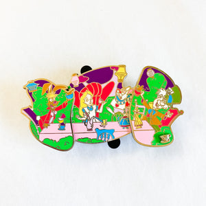 65th Anniversary - Alice At The Mad Tea Party Pin