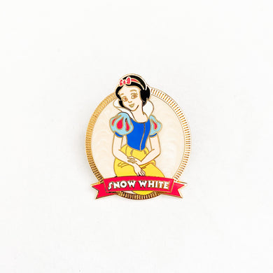Swirl Series - Snow White Pin