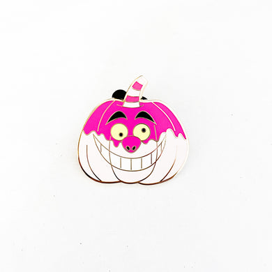 Painted Pumpkins - Cheshire Cat Pin