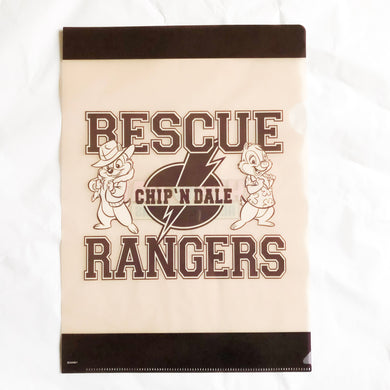 Rescue Rangers Chip & Dale Clear File Folder