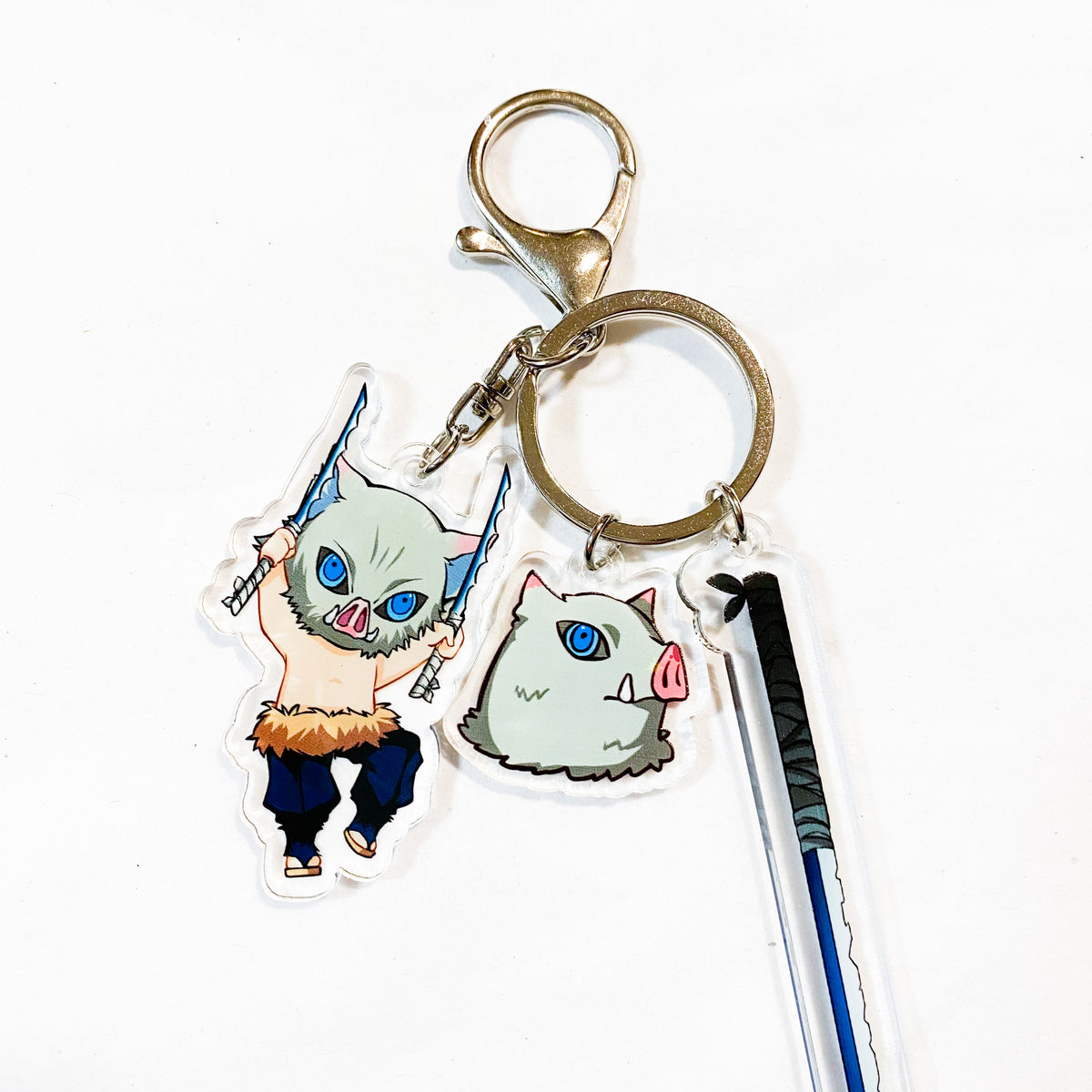 Kny Keychain Inosuke Demon Slayer - Inosuke Keychain β MadHouse Collectibles